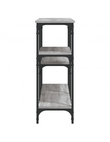 Tavolo Consolle Grigio Sonoma 160x29x75 cm in Legno Multistrato