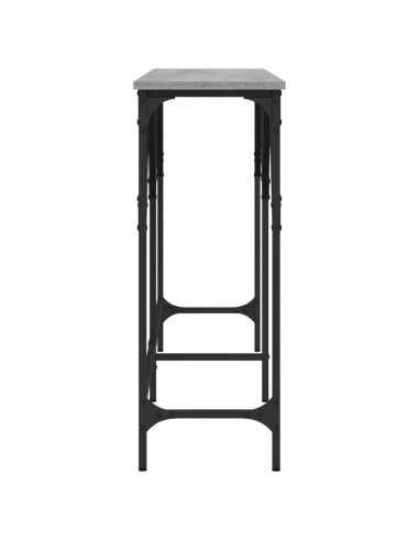 Tavolo Consolle Grigio Sonoma 180x29x75 cm in Legno Multistrato