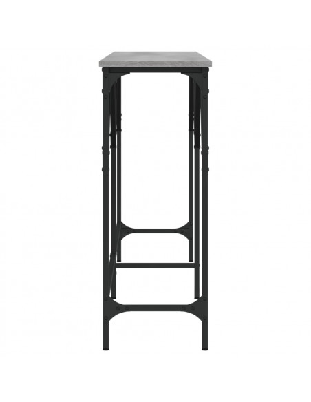 Tavolo Consolle Grigio Sonoma 180x29x75 cm in Legno Multistrato