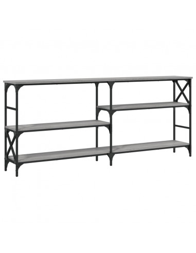 Tavolo Consolle Grigio Sonoma 180x29x76,5 cm Legno Multistrato