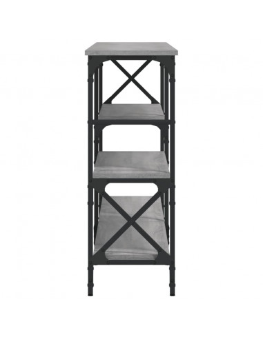 Tavolo Consolle Grigio Sonoma 180x29x76,5 cm Legno Multistrato