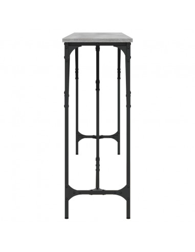 Tavolo Consolle Grigio Sonoma 200x29x75 cm in Legno Multistrato