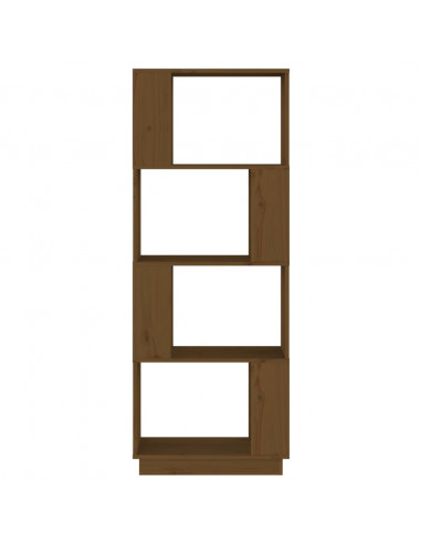 Libreria/Divisorio Miele 51x25x132 cm in Legno Massello di Pino