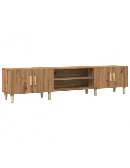 Mobile TV Rovere Artigianale 180x31,5x40 cm in Truciolato