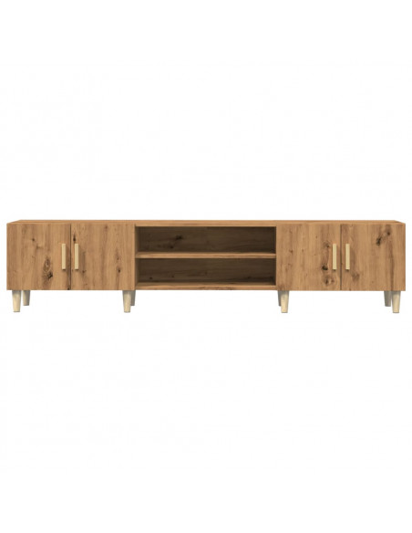 Mobile TV Rovere Artigianale 180x31,5x40 cm in Truciolato
