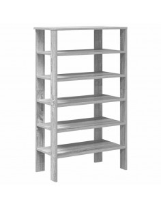 Scarpiera Grigio Sonoma 61x32x105 cm in Truciolato 2