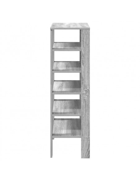 Scarpiera Grigio Sonoma 61x32x105 cm in Truciolato