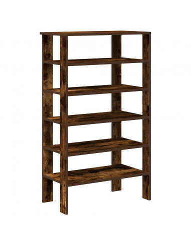 Scarpiera Rovere Fumo 61x32x105 cm in Truciolato