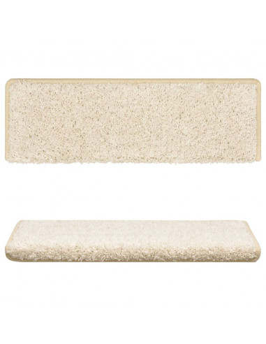 Tappetini per Scale 15 pz 65x21x4 cm Bianchi