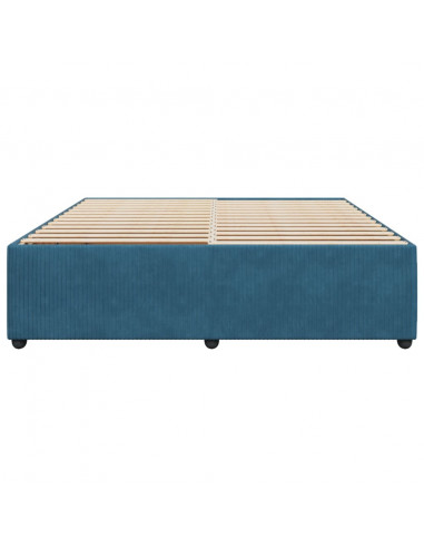 Giroletto Blu 200x200 cm in Velluto