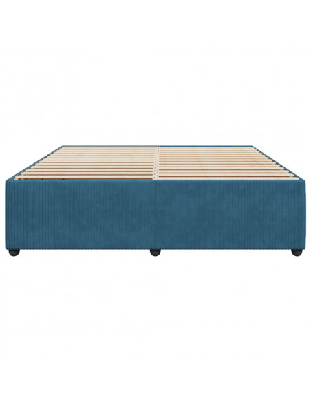 Giroletto Blu 200x200 cm in Velluto