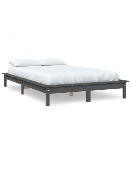 Giroletto Grigio 200x200 cm in Legno Massello di Pino