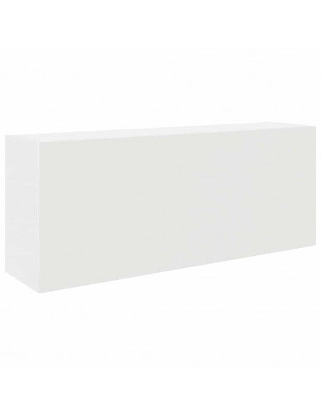 Mobile da Bagno a Parete Bianco 100x25x40 cm in Truciolato