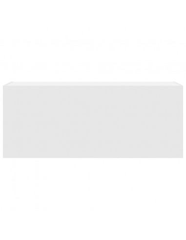 Mobile da Bagno a Parete Bianco 100x25x40 cm in Truciolato