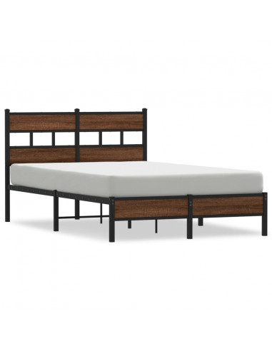 Giroletto senza Materasso Rovere Marrone 120x190 cm Truciolato