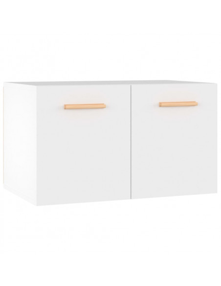 Mobile a Parete Bianco 60x36,5x35 cm in Legno Multistrato