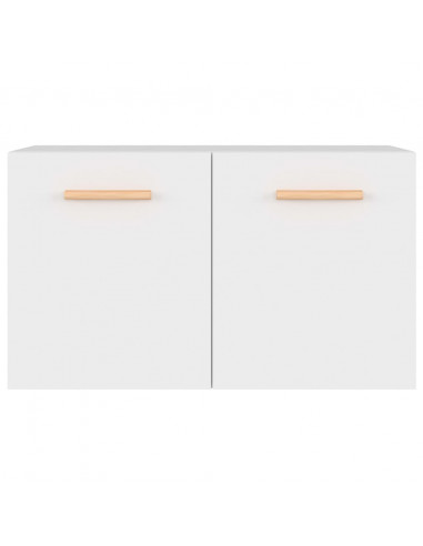 Mobile a Parete Bianco 60x36,5x35 cm in Legno Multistrato