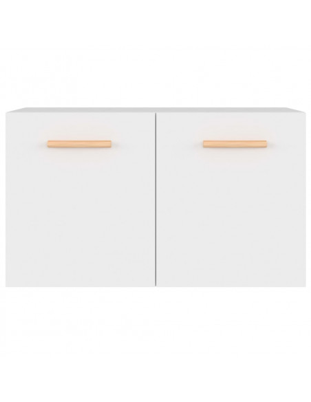 Mobile a Parete Bianco 60x36,5x35 cm in Legno Multistrato