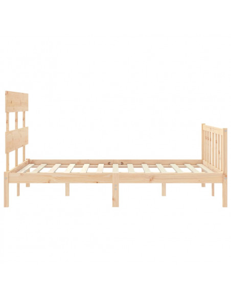Giroletto con Testiera 140x200 cm in Legno Massello