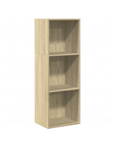 Libreria Rovere Sonoma 40x30x114 cm in Legno Multistrato 2
