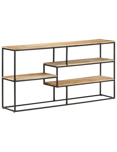 Credenza 150x30x75 cm in Legno di Mango Grezzo