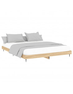 Giroletto senza Materasso Rovere Sonoma 180x200cm in Truciolato 2