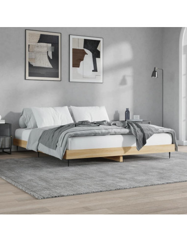 Giroletto senza Materasso Rovere Sonoma 180x200cm in Truciolato