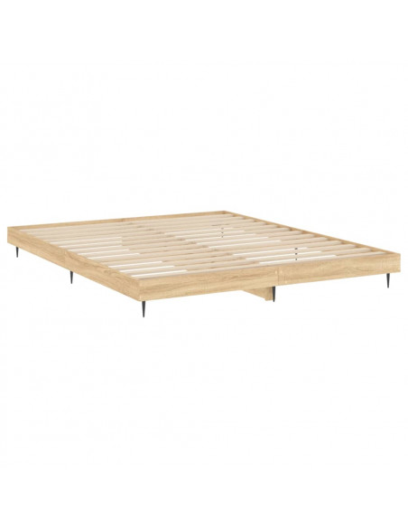 Giroletto senza Materasso Rovere Sonoma 180x200cm in Truciolato