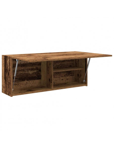 Mobile da Bagno Legno Antico 100x25x40 cm in Truciolato