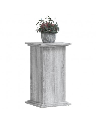 Supporto per Piante Grigio Sonoma 33x33x60 cm Legno Multistrato