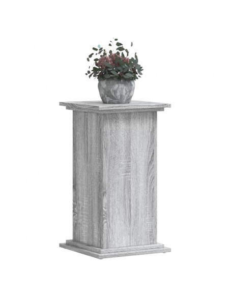 Supporto per Piante Grigio Sonoma 33x33x60 cm Legno Multistrato