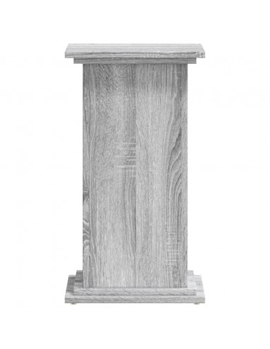 Supporto per Piante Grigio Sonoma 33x33x60 cm Legno Multistrato