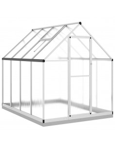 Telaio Serra con Base Argento 224x169x202 cm in Alluminio 2