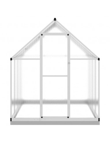 Telaio Serra con Base Argento 224x169x202 cm in Alluminio