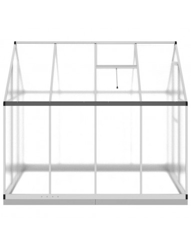 Telaio Serra con Base Argento 224x169x202 cm in Alluminio