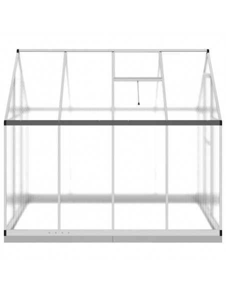Telaio Serra con Base Argento 224x169x202 cm in Alluminio