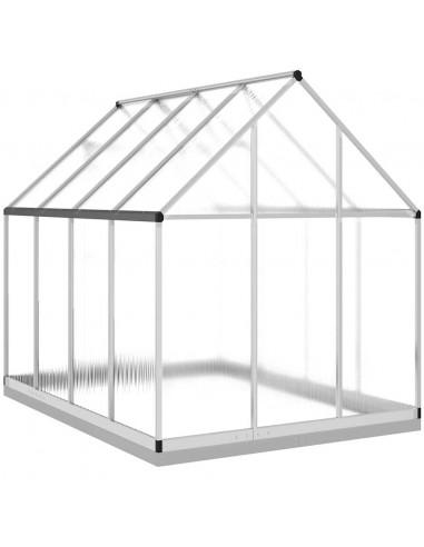 Telaio Serra con Base Argento 224x169x202 cm in Alluminio