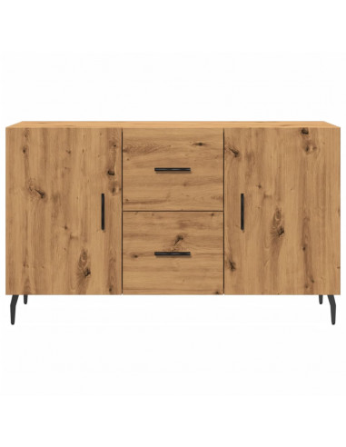 Credenza Rovere Artigianale 100x36x60 cm in Legno Multistrato