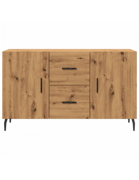 Credenza Rovere Artigianale 100x36x60 cm in Legno Multistrato