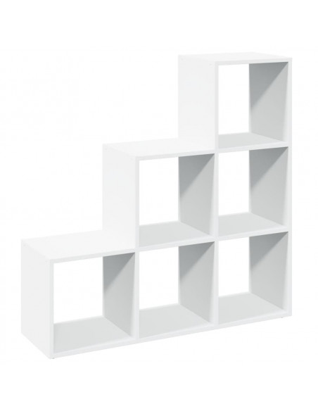 Libreria Divisorio 3 Ripiani Bianca 99x29x99 cm in Truciolato