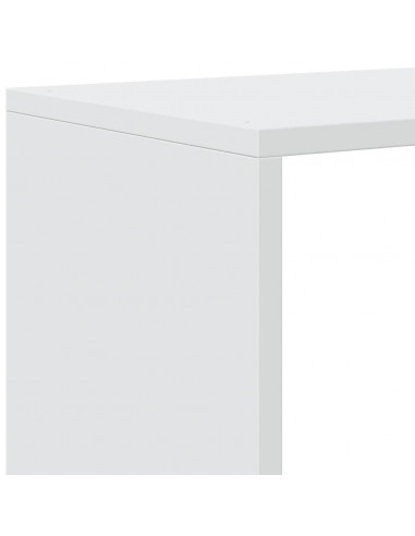 Libreria Divisorio 3 Ripiani Bianca 99x29x99 cm in Truciolato