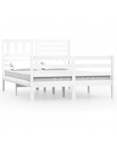 Giroletto il Legno Massello Bianco 160x200 cm 2