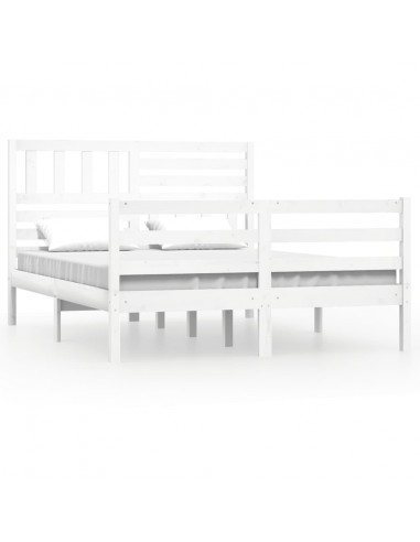 Giroletto il Legno Massello Bianco 160x200 cm