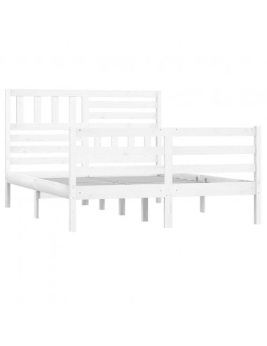 Giroletto il Legno Massello Bianco 160x200 cm