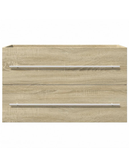 Mobile Lavabo Legno Antico 80x38,5x48 cm in Legno Multistrato