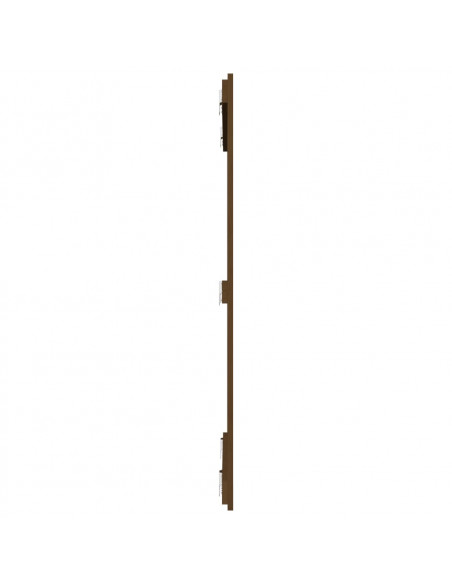 Testiera da Parete Miele 95,5x3x110cm in Legno Massello di Pino