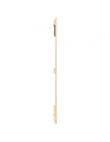 Testiera da Parete 95,5x3x110 cm in Legno Massello di Pino
