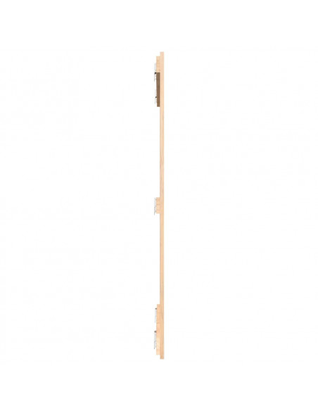 Testiera da Parete 95,5x3x110 cm in Legno Massello di Pino