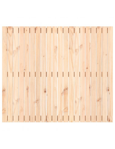 Testiera da Parete 127,5x3x110 cm in Legno Massello di Pino