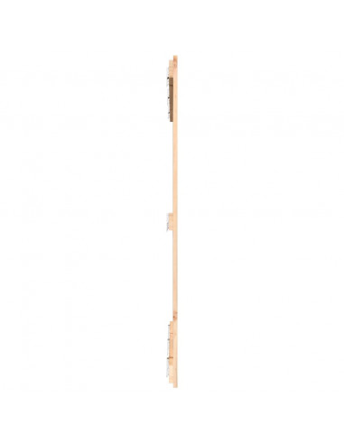 Testiera da Parete 127,5x3x110 cm in Legno Massello di Pino